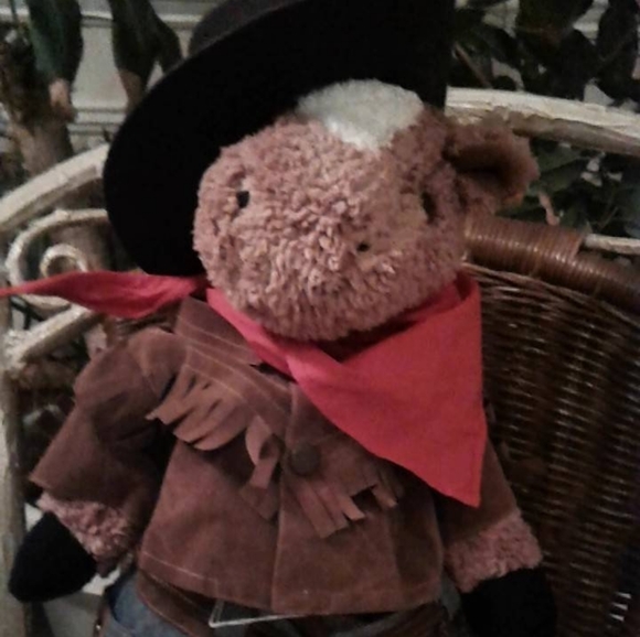 Plush Cowboy Horse 13" Tall - Picture 5 of 6